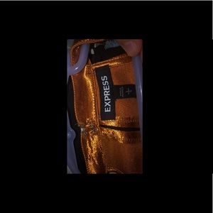 Sleeveless Gold Blouse